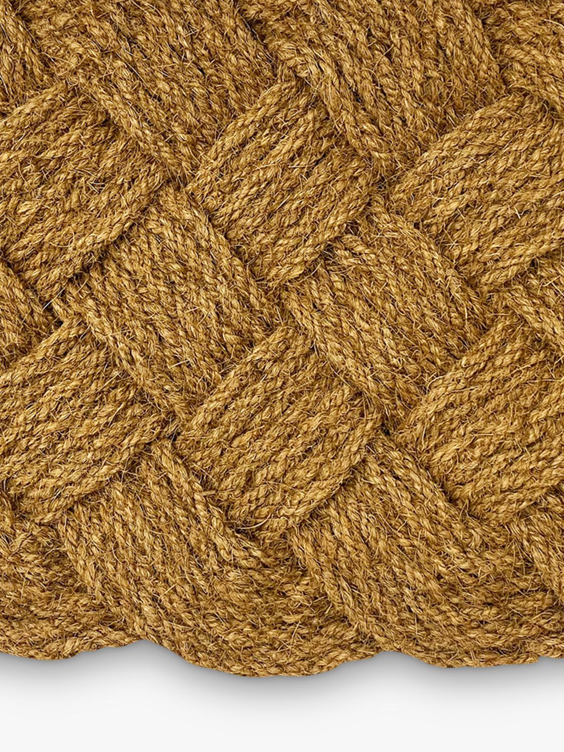 John Lewis woven knot door mat natural 45x75cm (British brand)