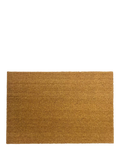 John Lewis Plain Coir Door Mat Natural 80 x 120cm