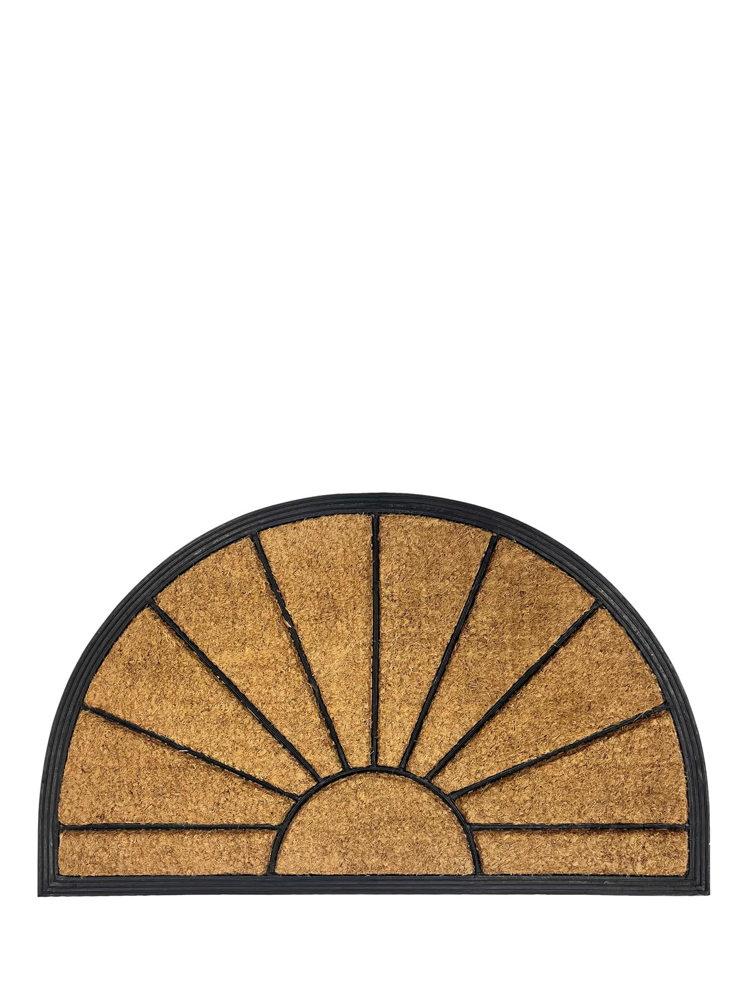 John Lewis sunburst door mat coir natural, imported from the UK