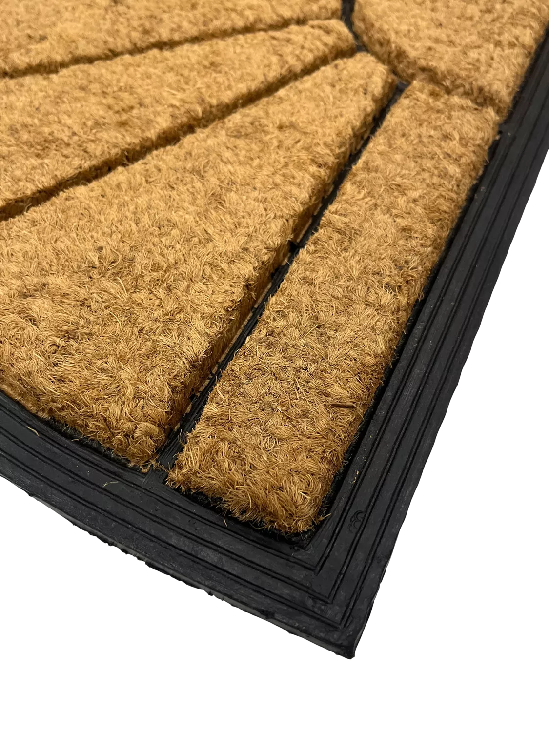 John Lewis sunburst door mat coir natural, imported from the UK