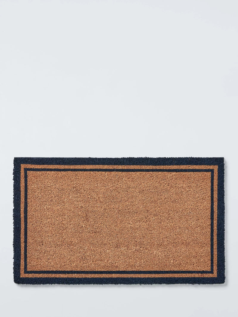 John Lewis wide stripe blue door mat 45x75cm, imported from the UK