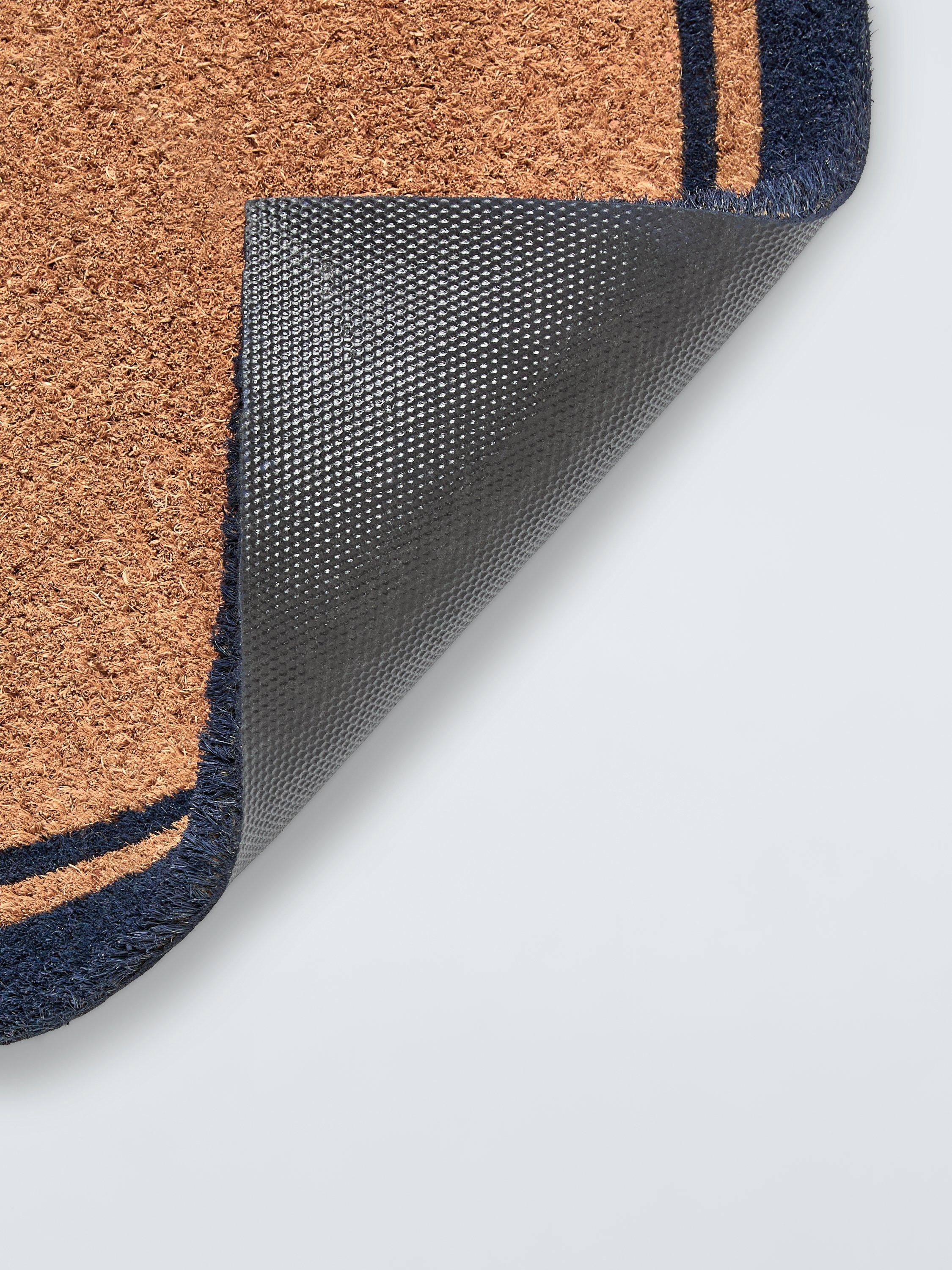 John Lewis wide stripe blue door mat 45x75cm, imported from the UK