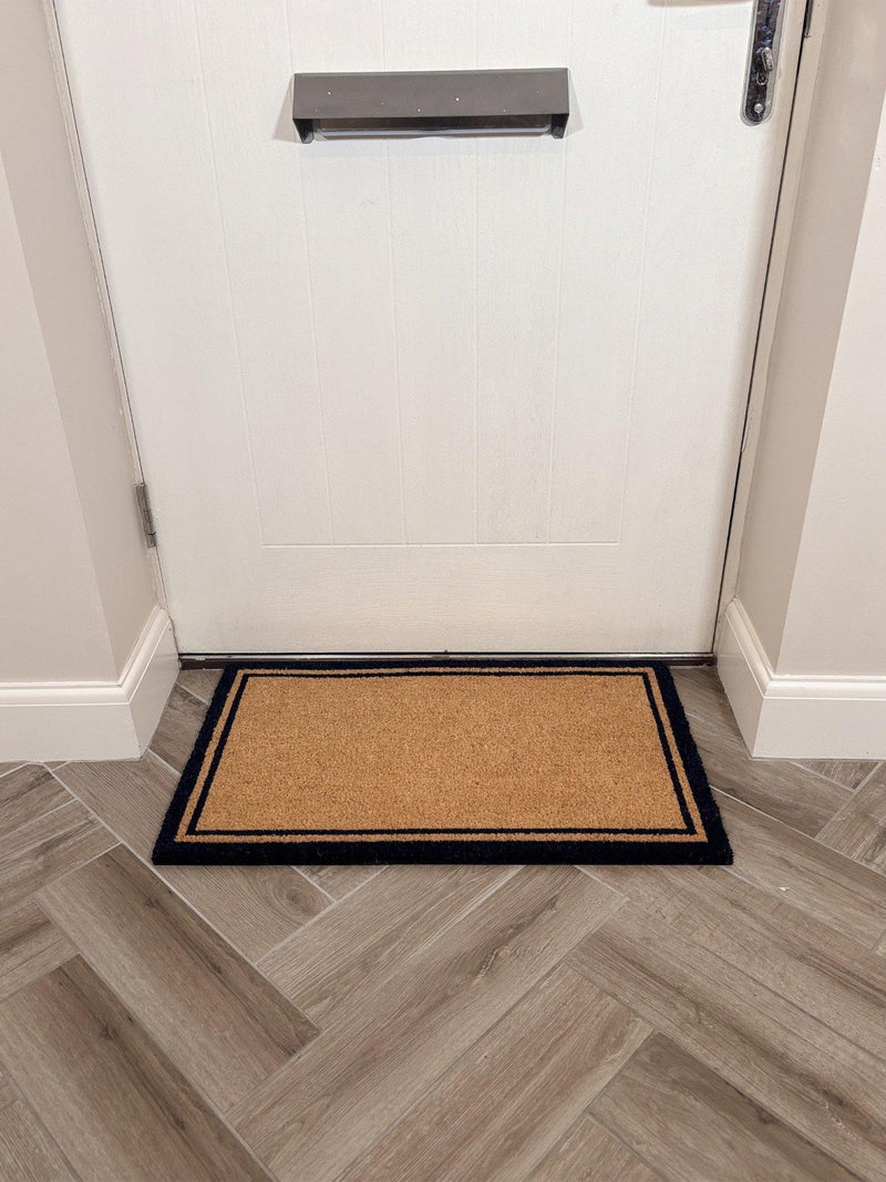John Lewis wide stripe blue door mat 45x75cm, imported from the UK