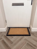 John Lewis wide stripe blue door mat 45x75cm, imported from the UK