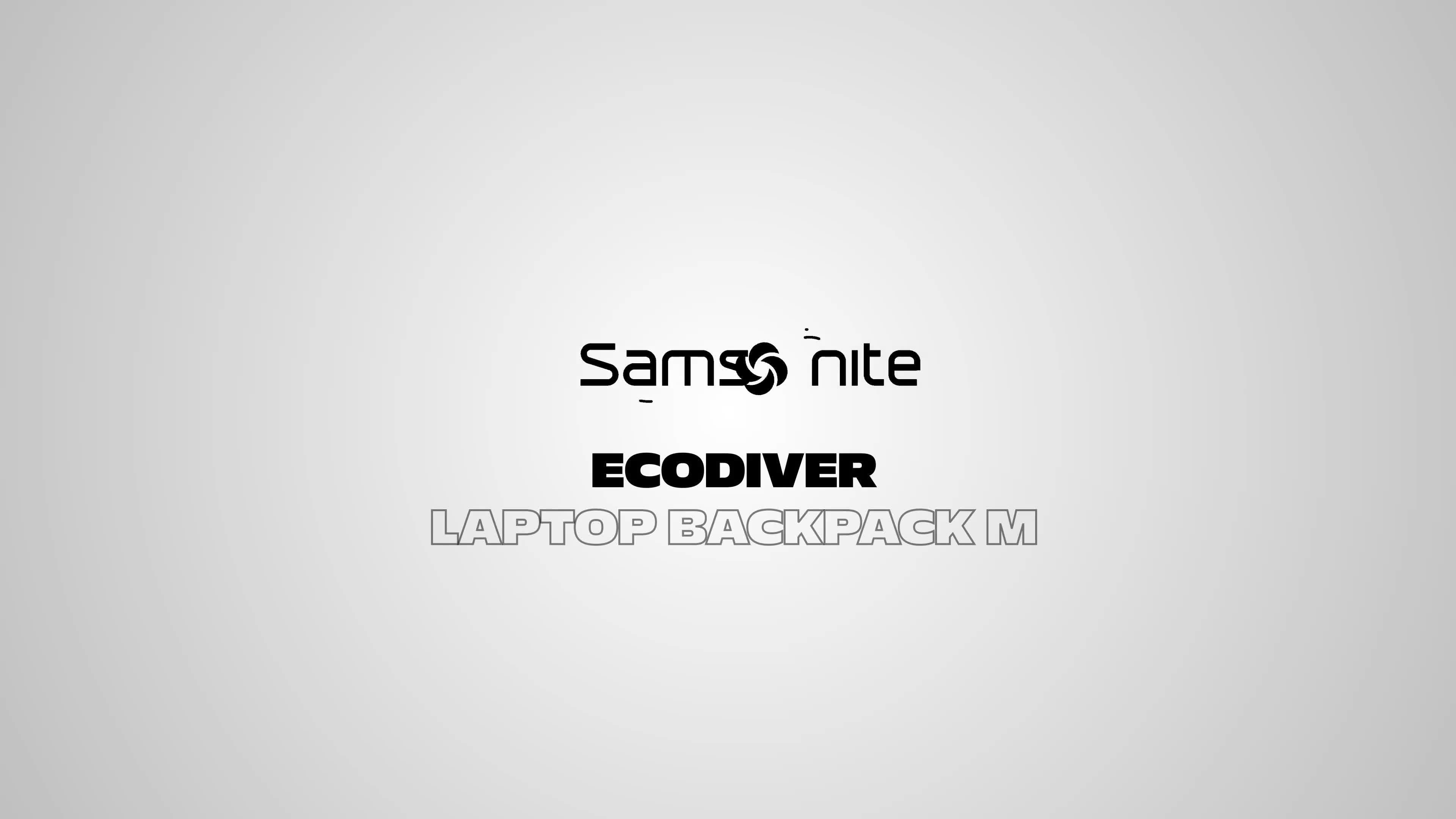 Samsonite Ecodiver medium laptop backpack 19L, UK version
