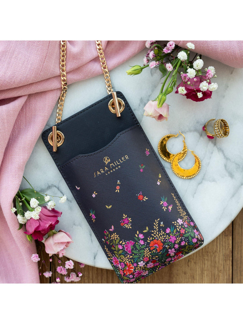 Sara Miller phone pouch Ditsy Floral (British brand)