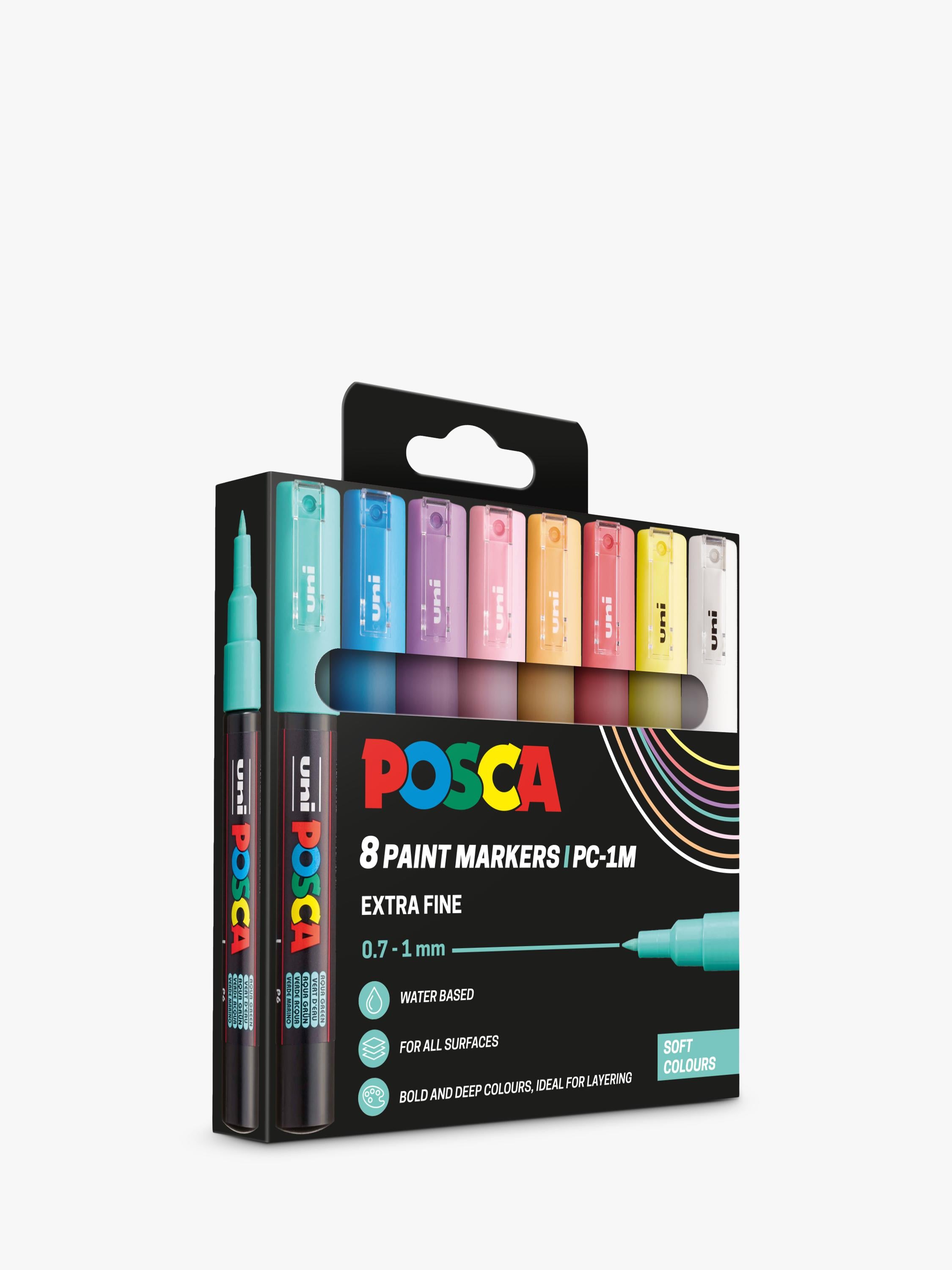 POSCA paint markers ultra fine set of 8, imported from the UK