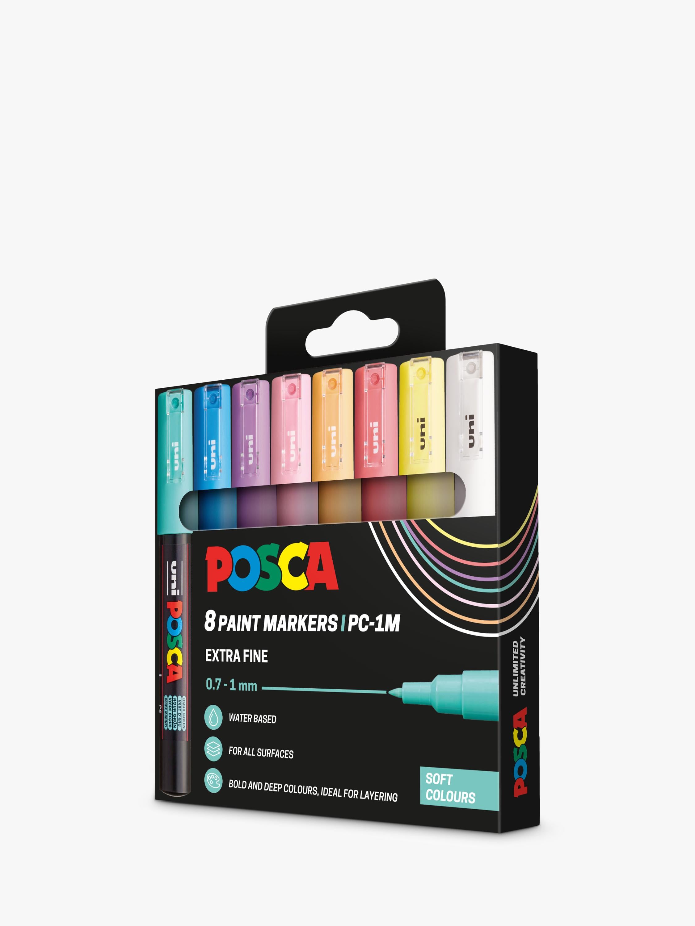 POSCA paint markers ultra fine set of 8, imported from the UK