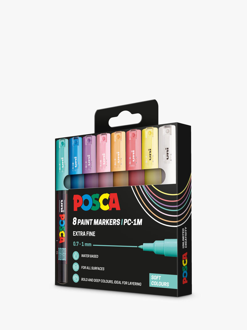 POSCA paint markers ultra fine set of 8, imported from the UK