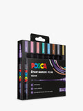 POSCA metallic paint markers pack of 8, imported from the UK