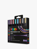 POSCA metallic paint markers pack of 8, imported from the UK
