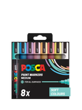 POSCA paint markers pack of 8 medium nib (British brand)