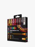 POSCA medium paint markers set of 8 warm tones - British product