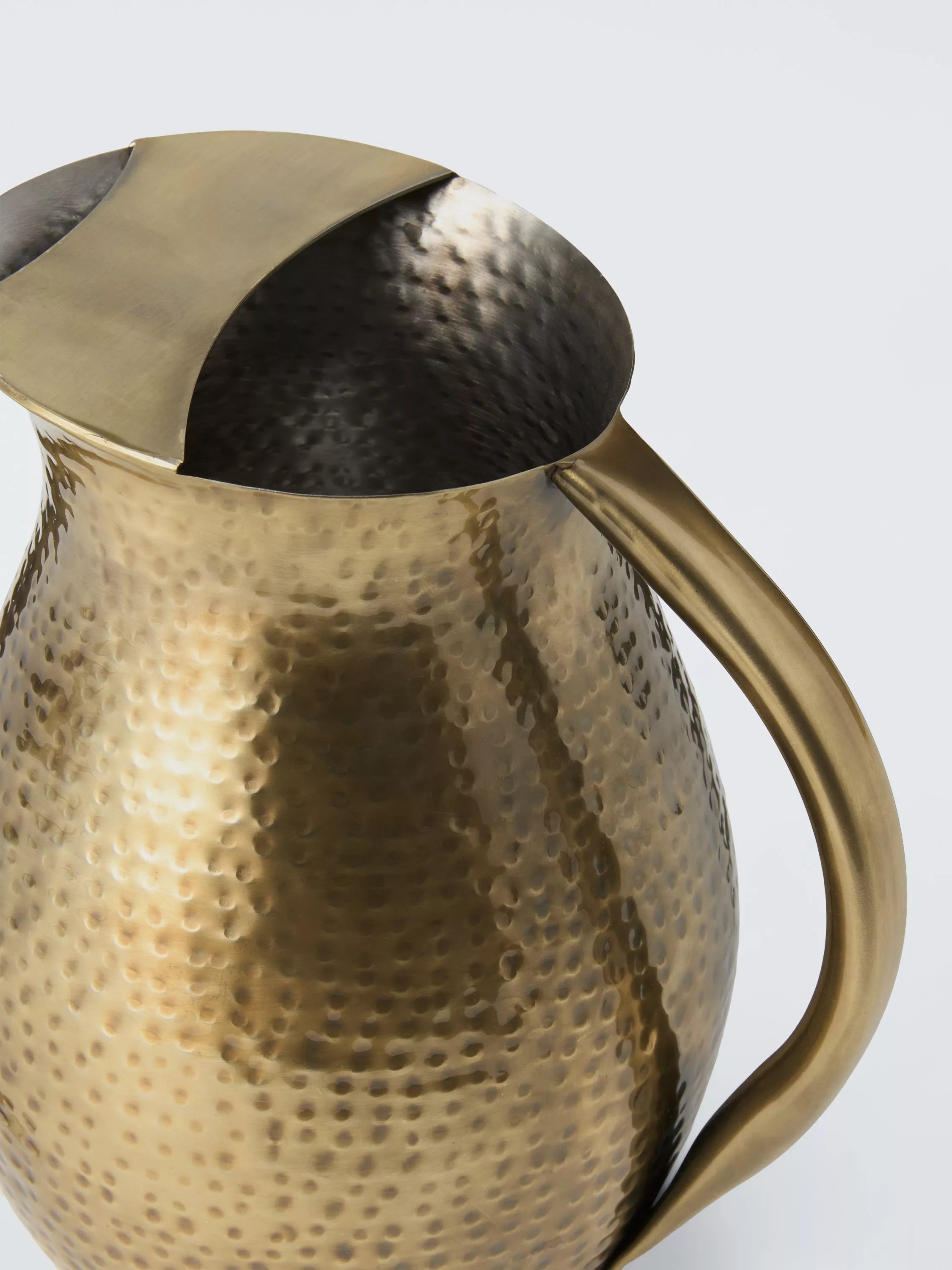John Lewis hammered stainless steel jug 2.5L gold, UK version