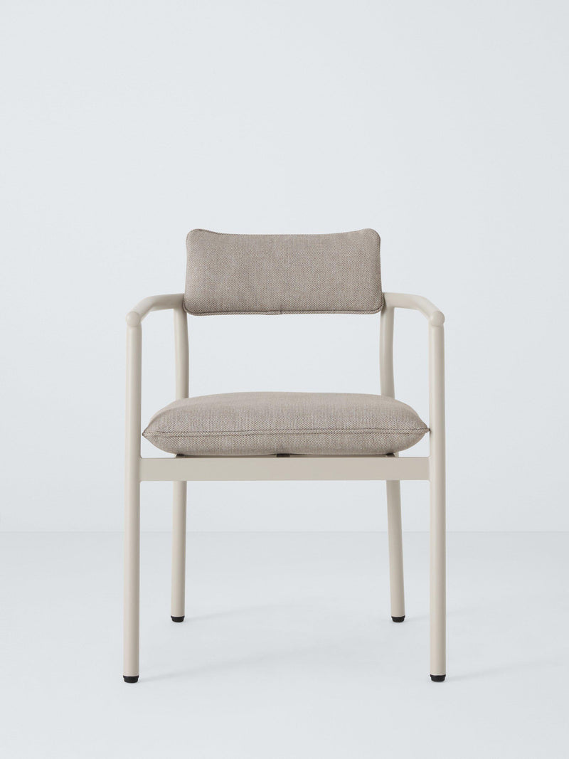 John Lewis Holte garden dining chairs set of 2 beige (British brand)