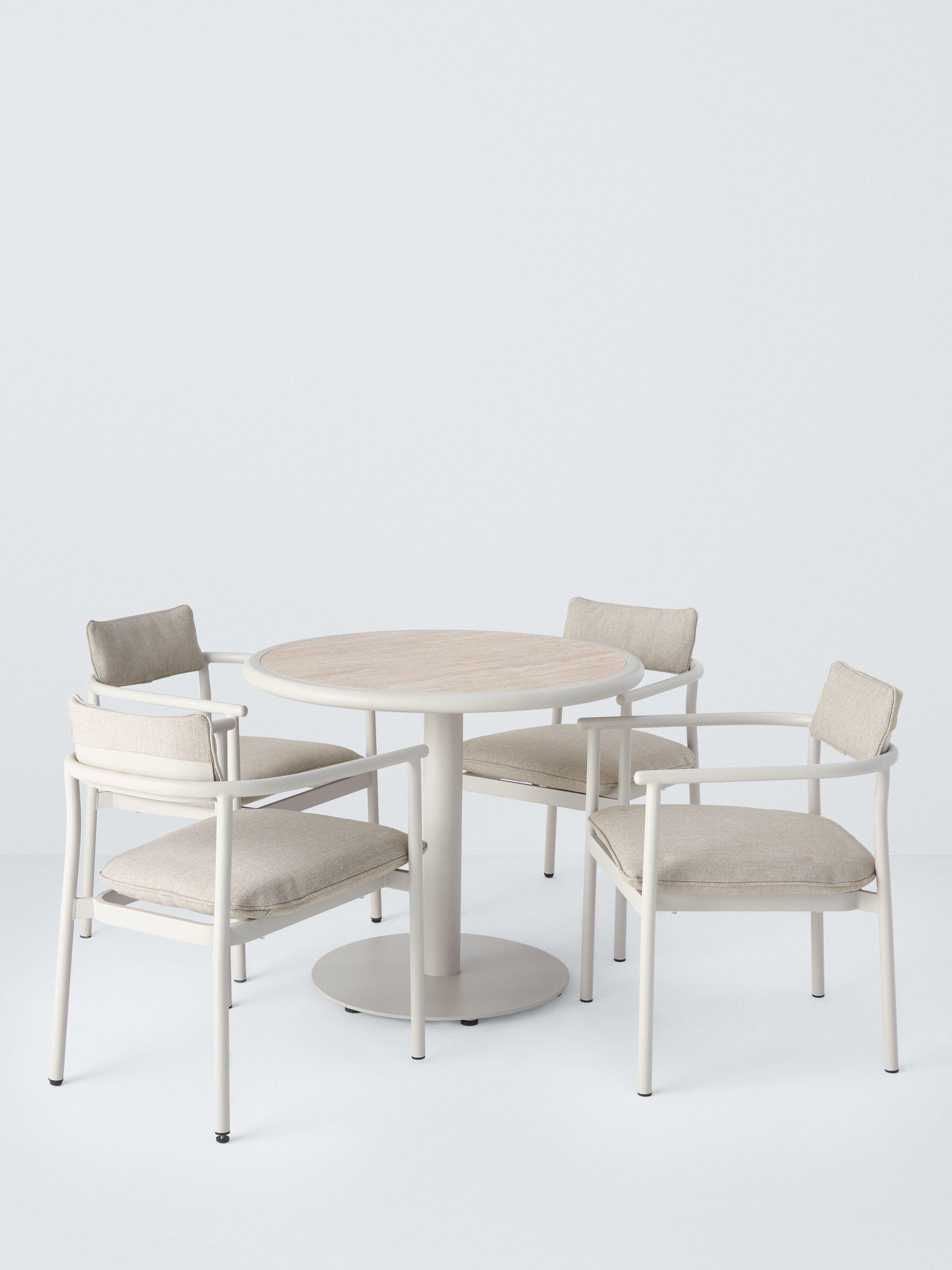 John Lewis Holte garden dining chairs set of 2 beige (British brand)