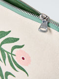 John Lewis floral pouch bag green, imported from the UK