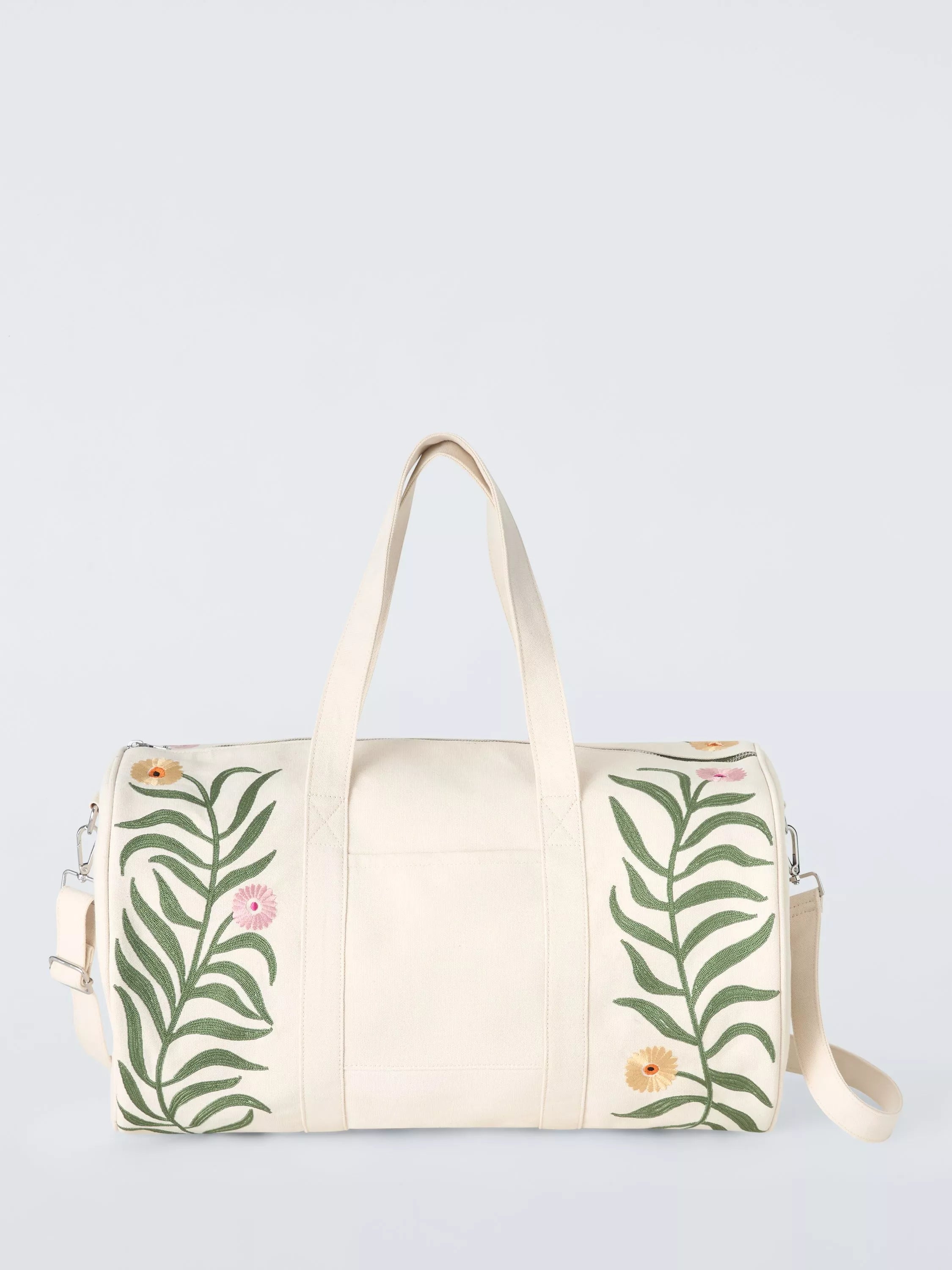 John Lewis floral weekend bag in green, imported from the UK