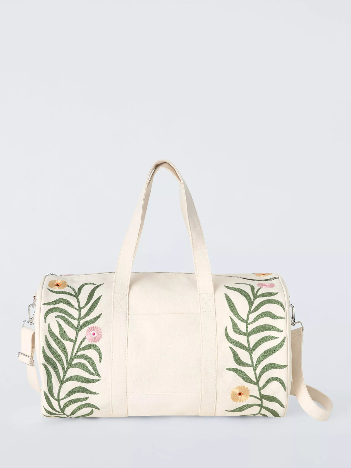 John Lewis floral weekend bag in green, imported from the UK