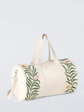 John Lewis floral weekend bag in green, imported from the UK