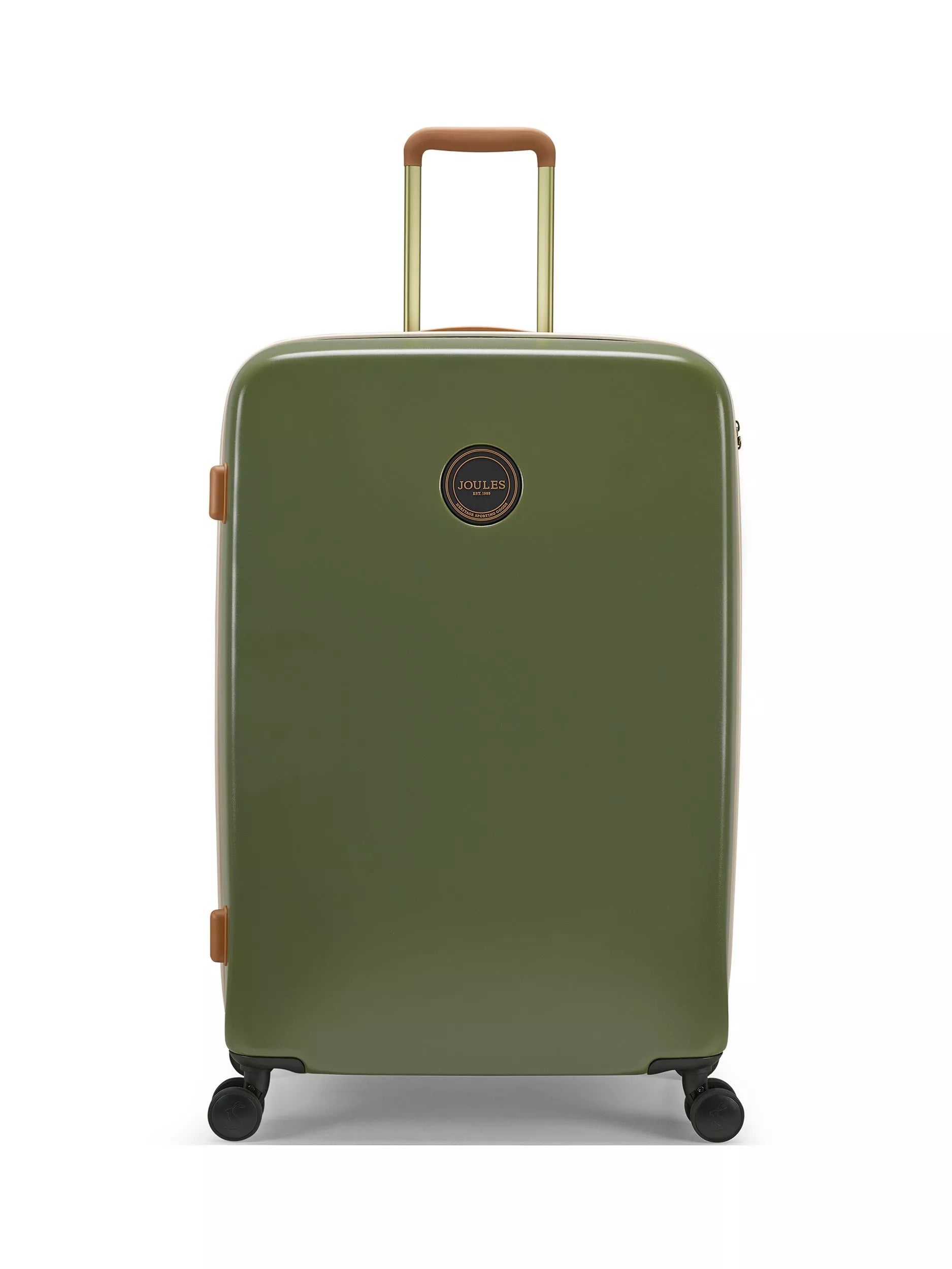Joules Heritage large suitcase olive tan - British product