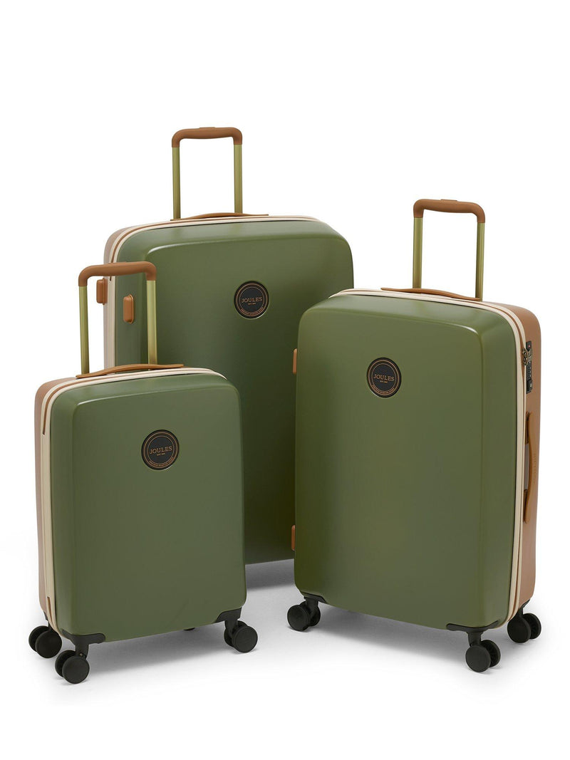 Joules Heritage large suitcase olive tan - British product