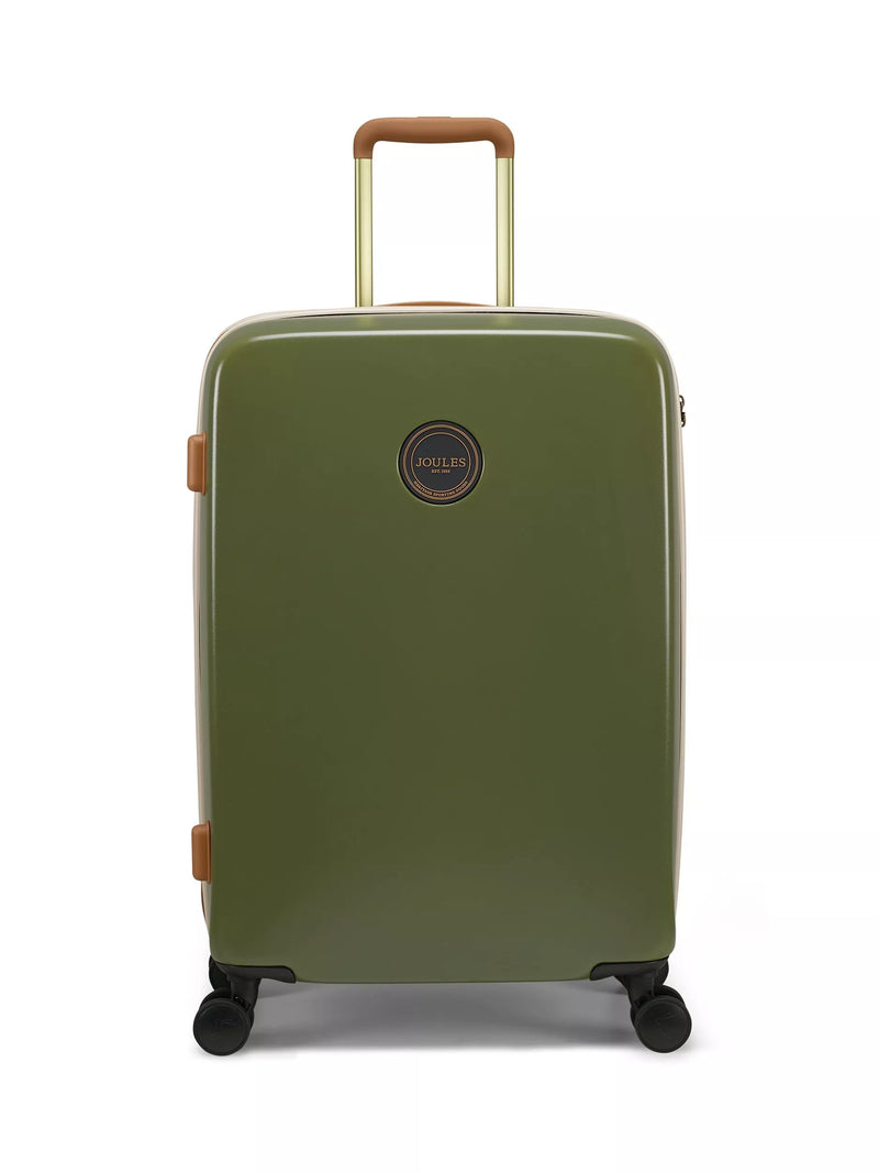 Joules Heritage Medium Suitcase, Olive & Tan