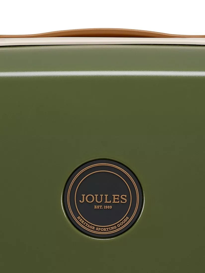 Joules Heritage medium suitcase olive tan, imported from the UK