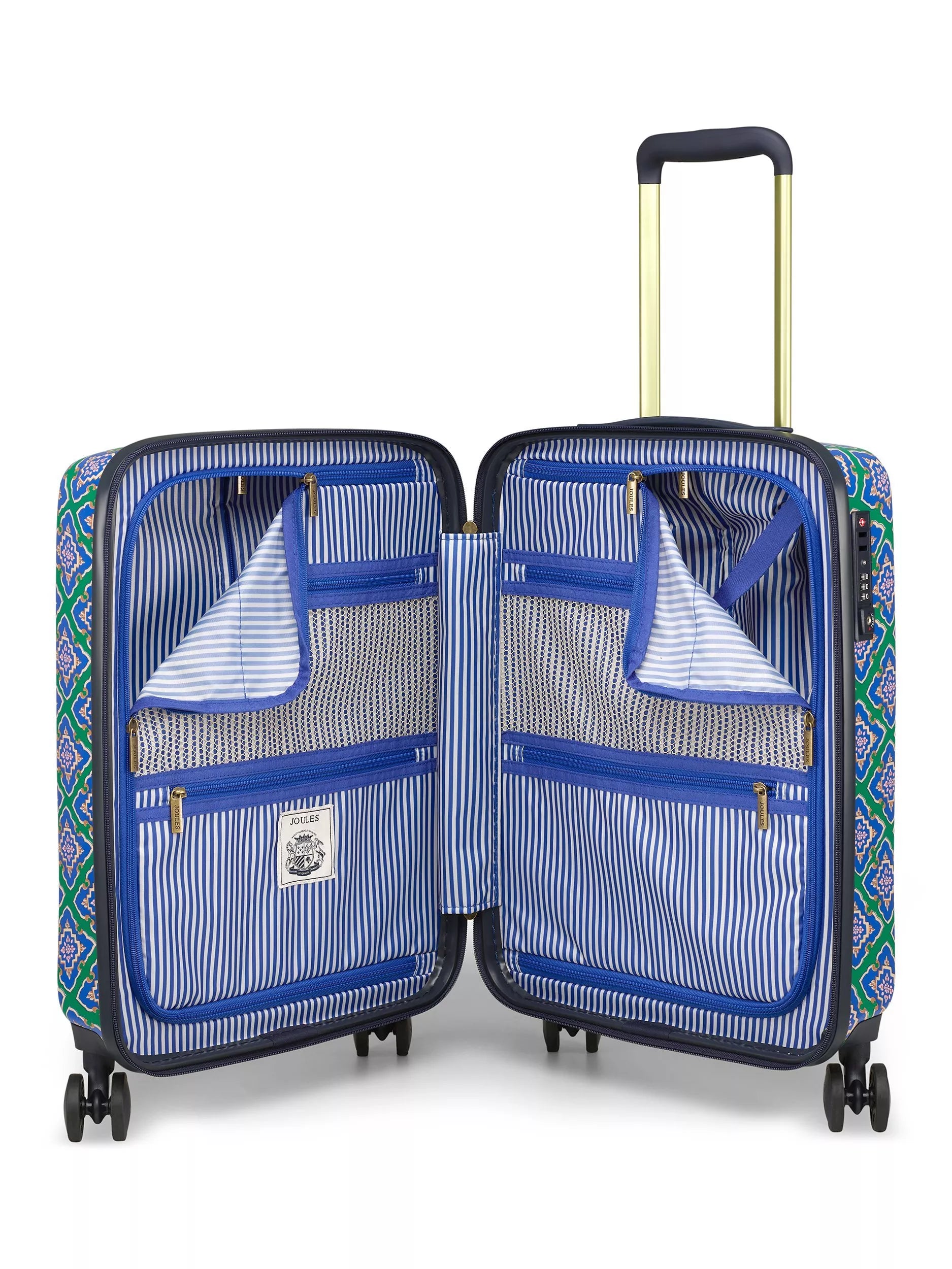 Joules hard shell cabin case Tile Diamond 31L, UK version