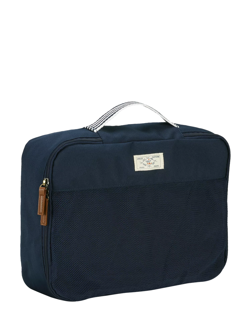 Joules Coast Navy Packing Cubes, Pack of 4, French Navy