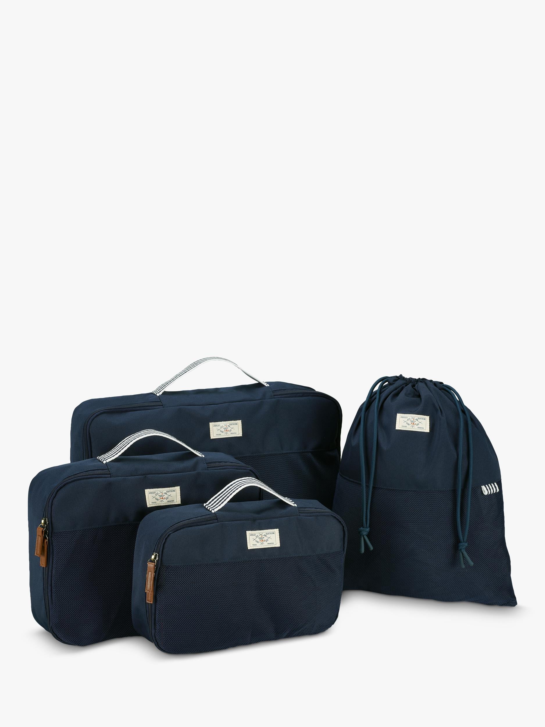Joules packing cubes French Navy pack of 4, imported from the UK