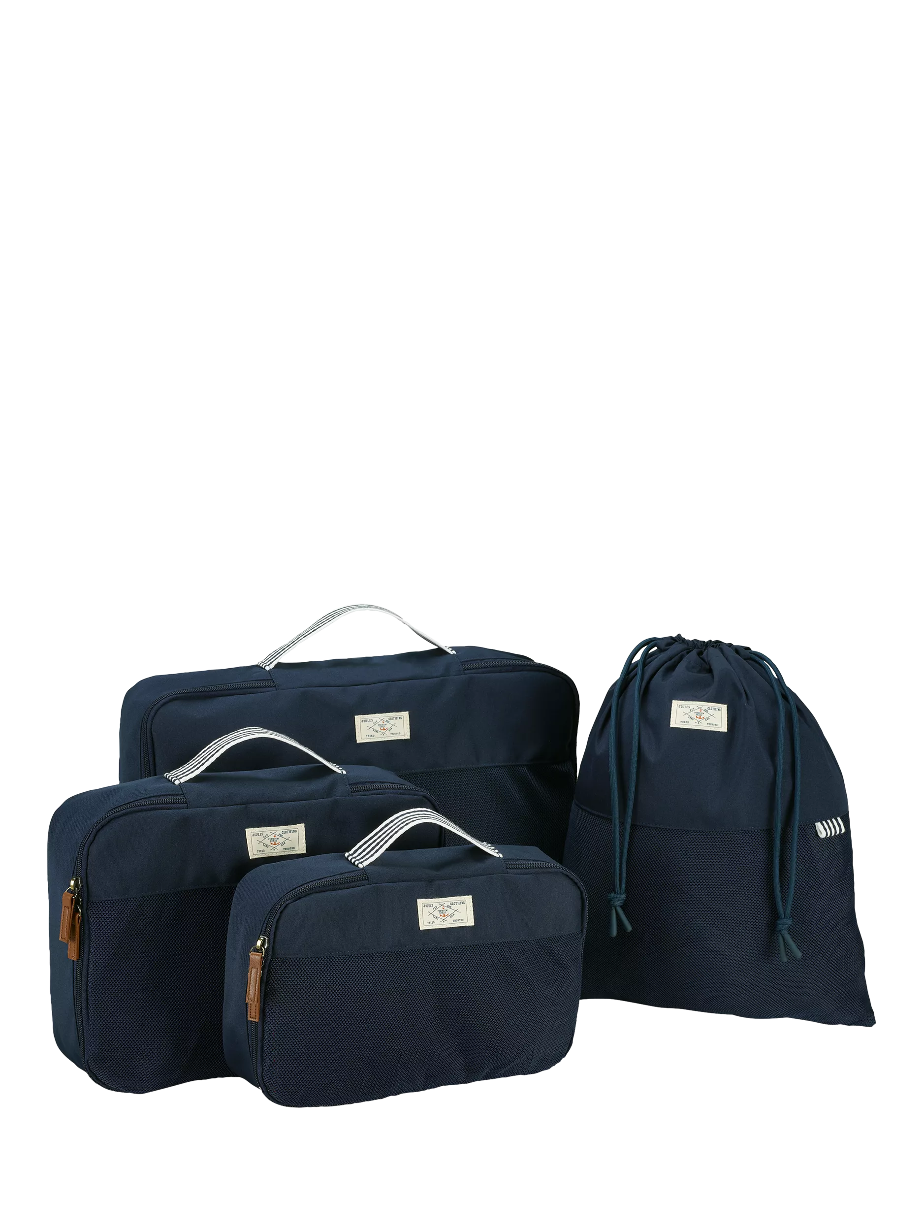 Joules packing cubes French Navy pack of 4, imported from the UK