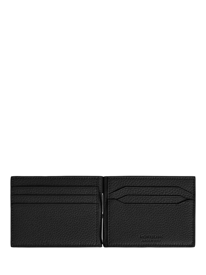 Montblanc Meisterstück black leather bifold wallet, imported from the UK