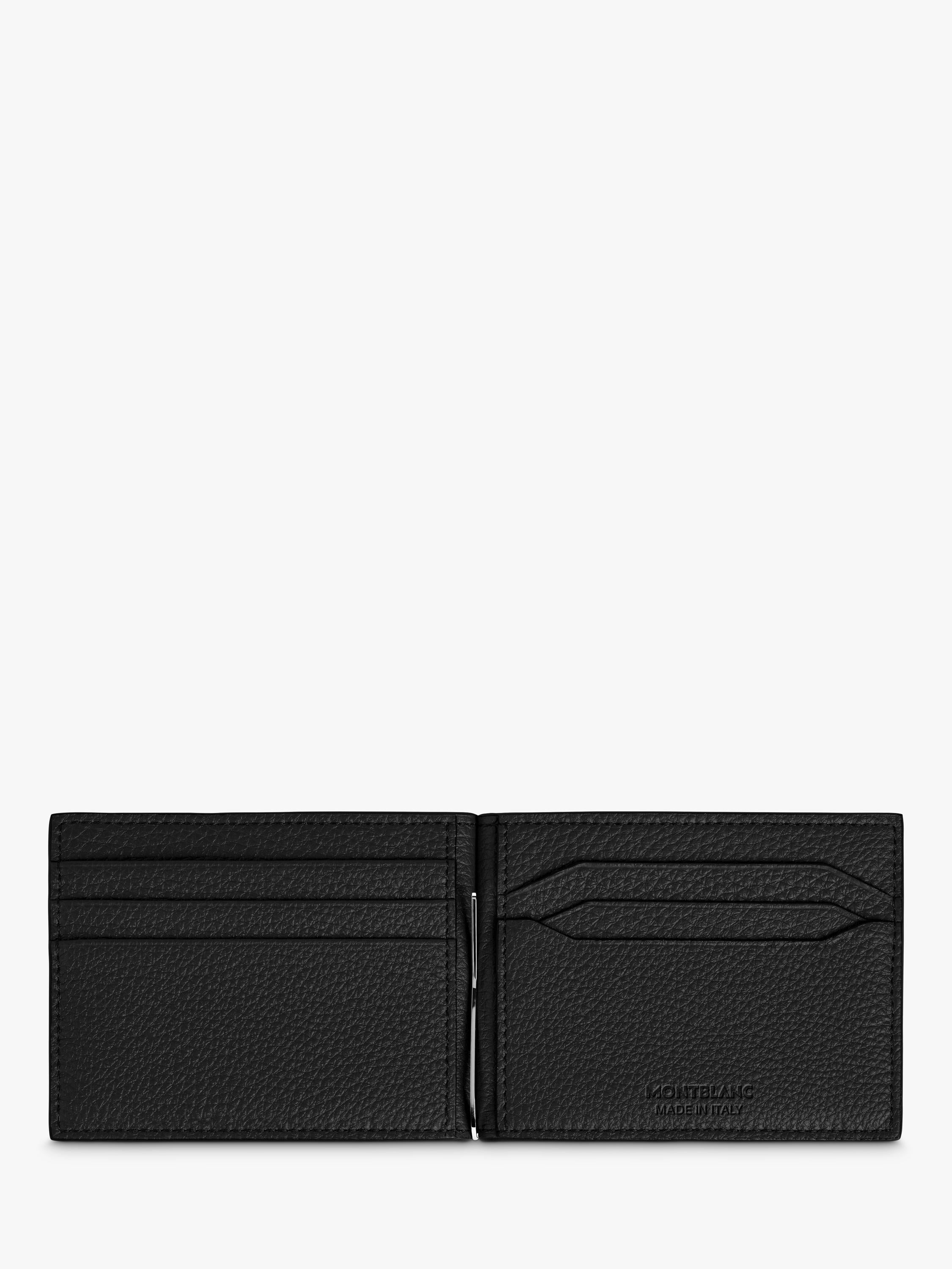 Montblanc Meisterstück black leather bifold wallet, imported from the UK