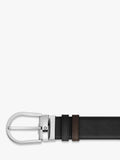Montblanc leather belt reversible black 35mm - British product