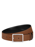 Montblanc reversible leather belt dark brown 35mm - British product