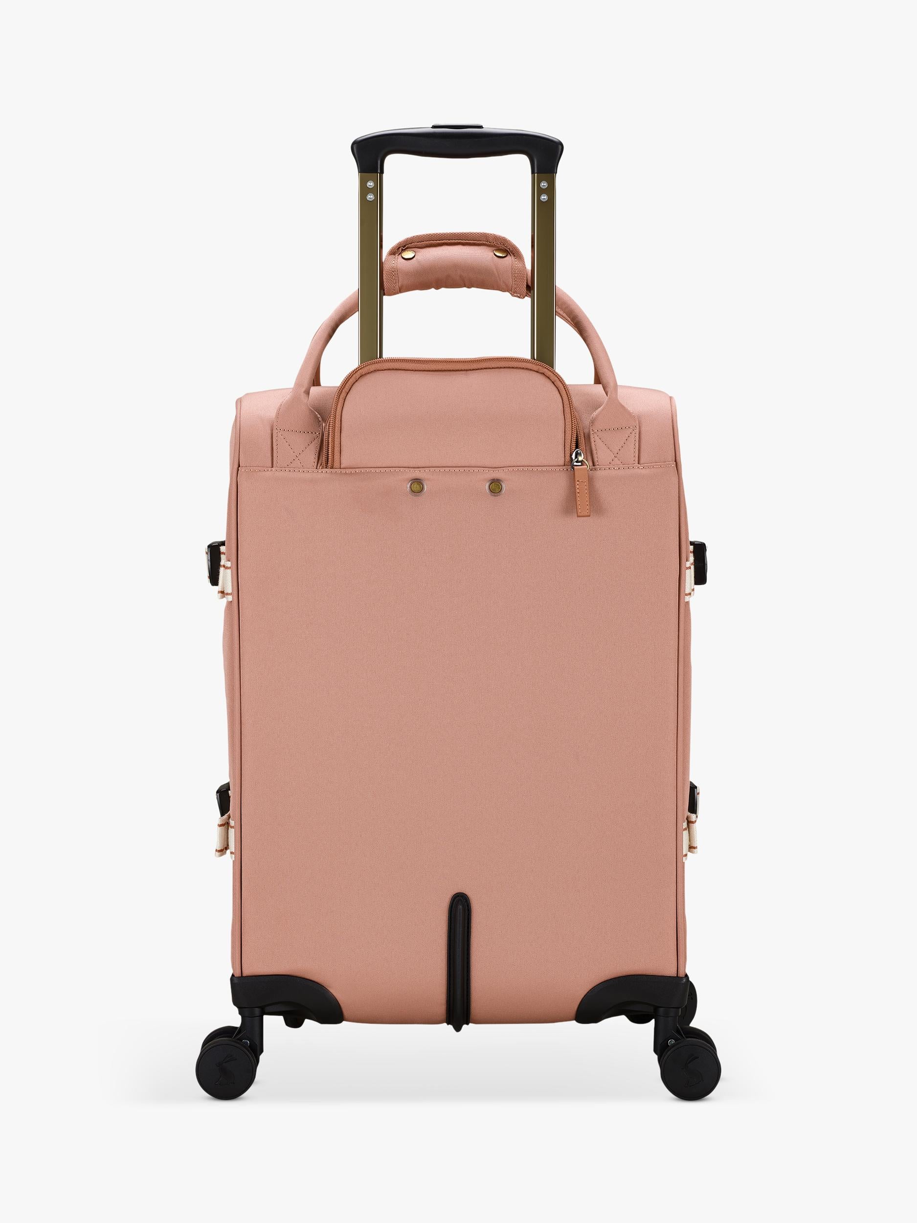 Joules Soft Epwell 8-wheel pink suitcase 40L, UK version