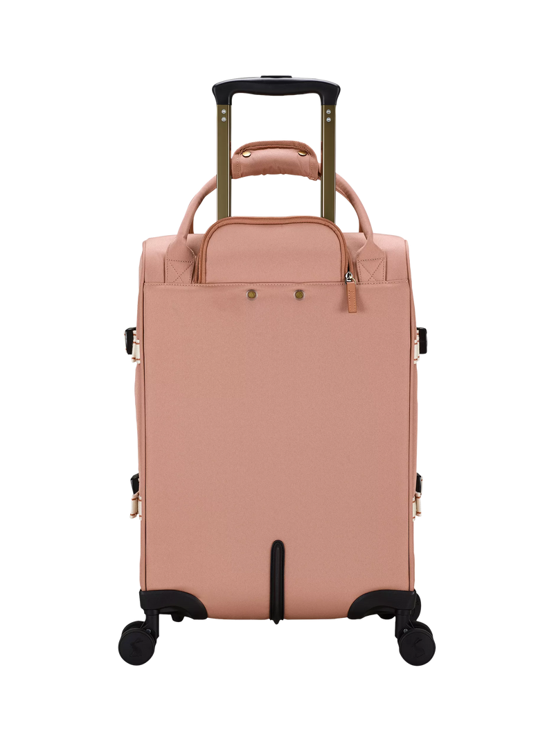 Joules Soft Epwell 8-wheel pink suitcase 40L, UK version