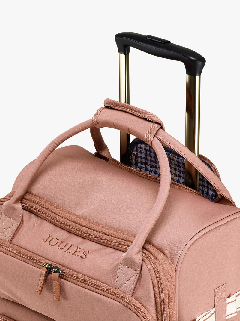 Joules Soft Epwell 8-wheel pink suitcase 40L, UK version