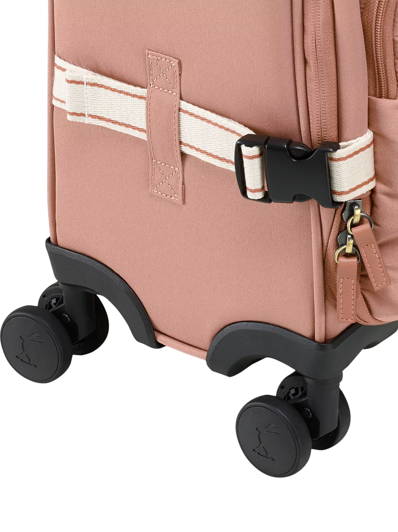 Joules Soft Epwell 8-wheel pink suitcase 40L, UK version