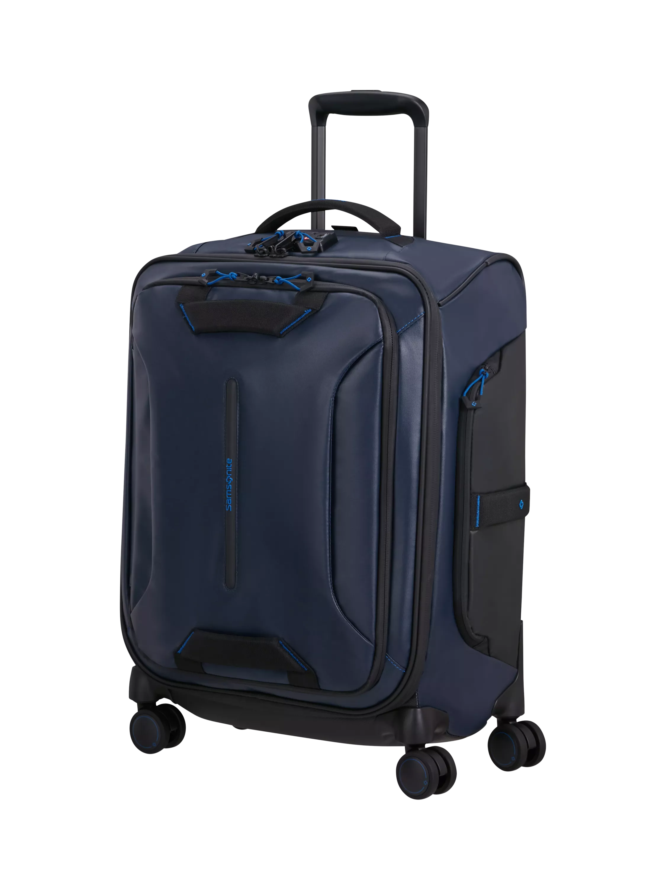 Samsonite Ecodiver Spinner 4-Wheel 55cm Duffle Bag, 50L, Blue Nights