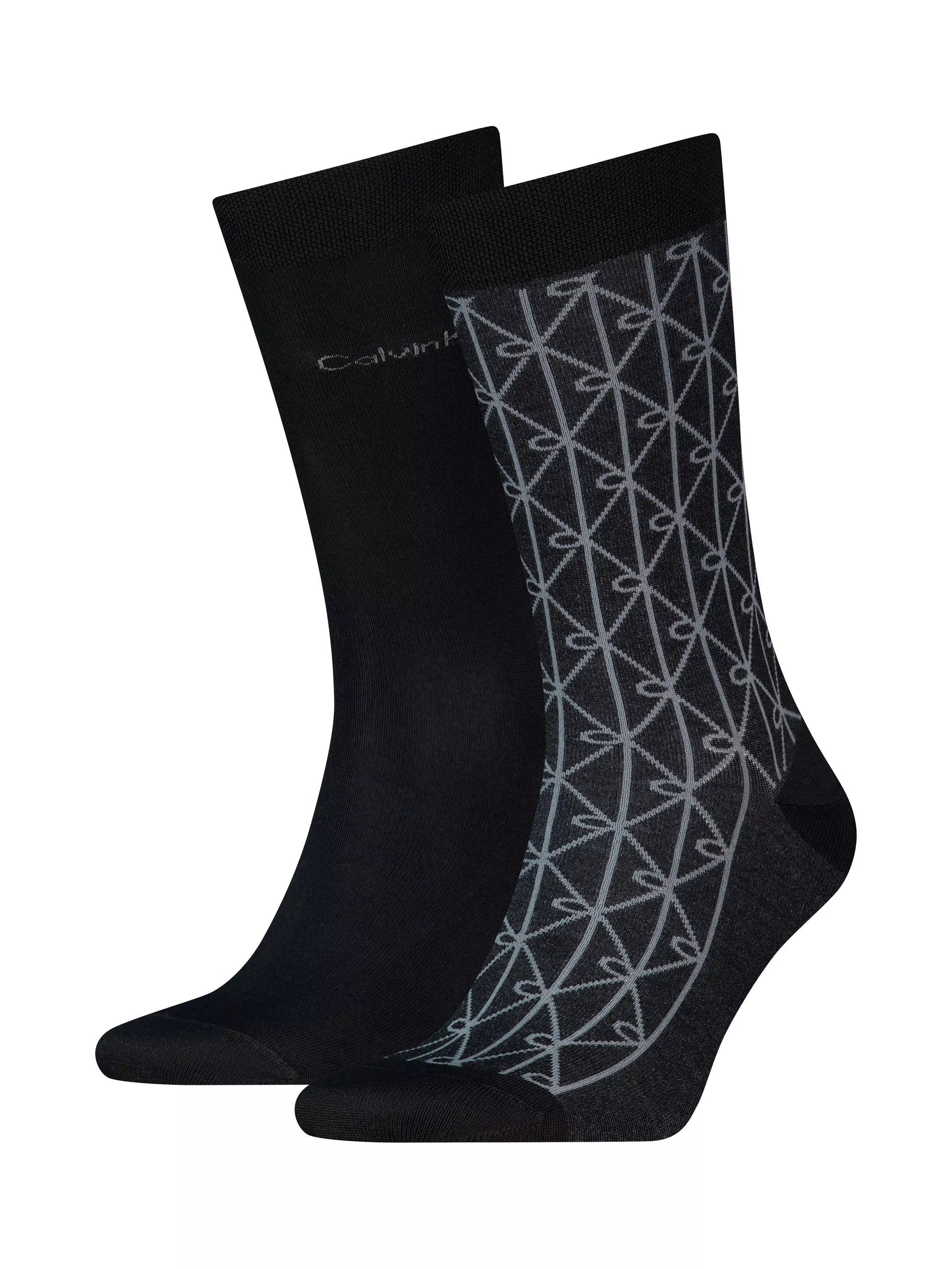 Calvin Klein black ankle socks pack of 2 (British brand)