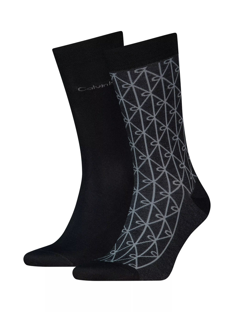 Calvin Klein black ankle socks pack of 2 (British brand)