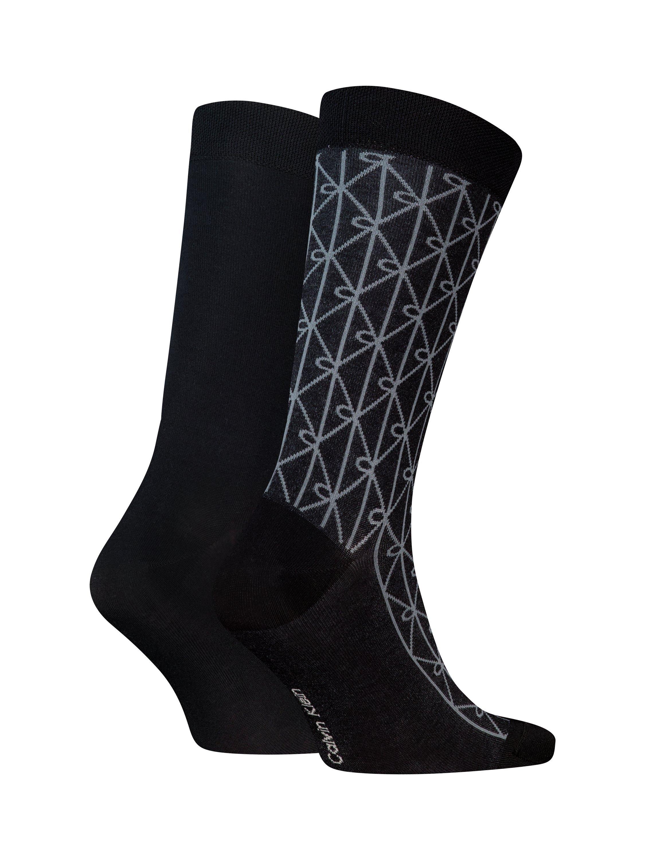 Calvin Klein black ankle socks pack of 2 (British brand)