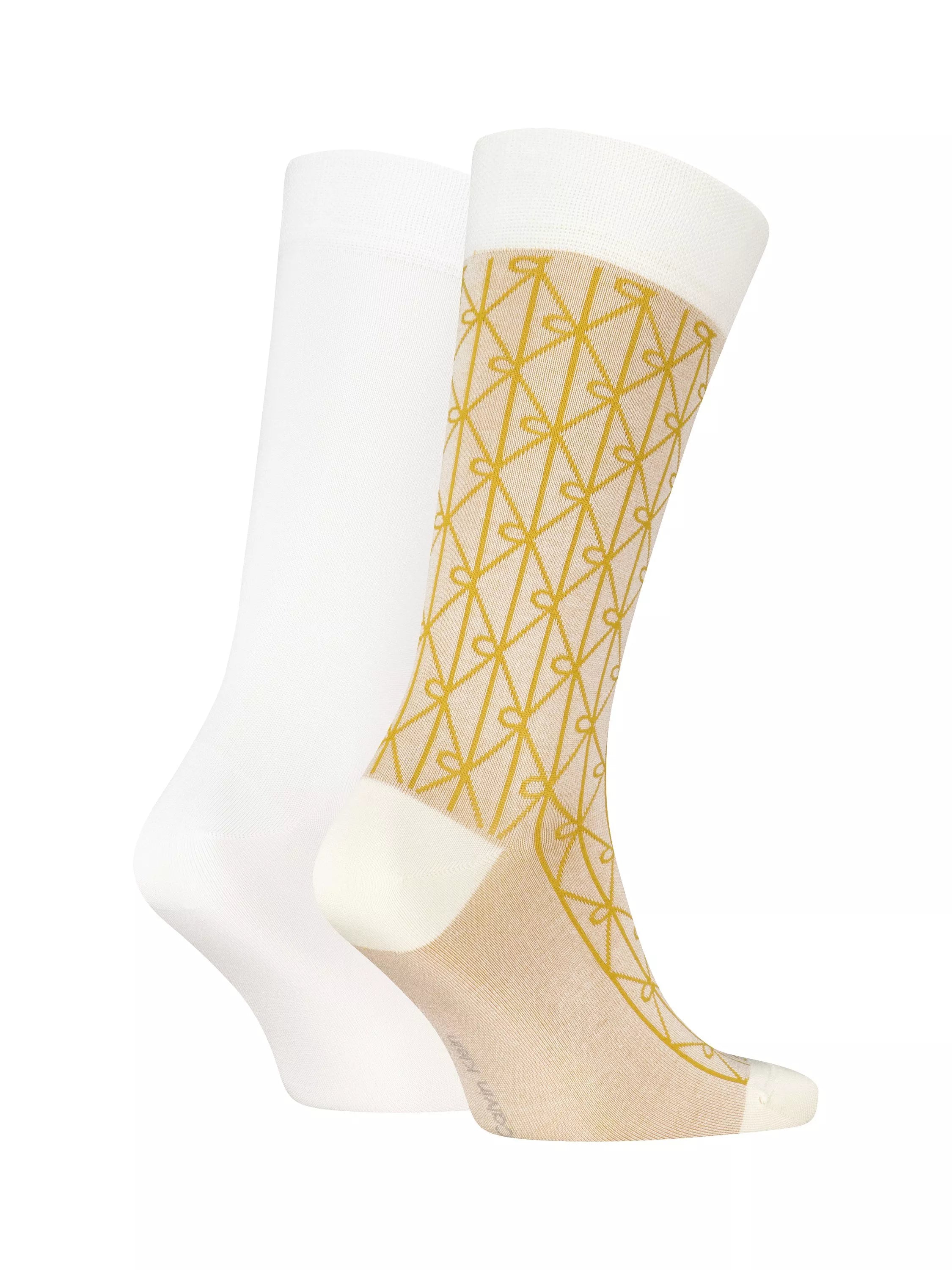 Calvin Klein socks soft yellow pack of 2 - British product