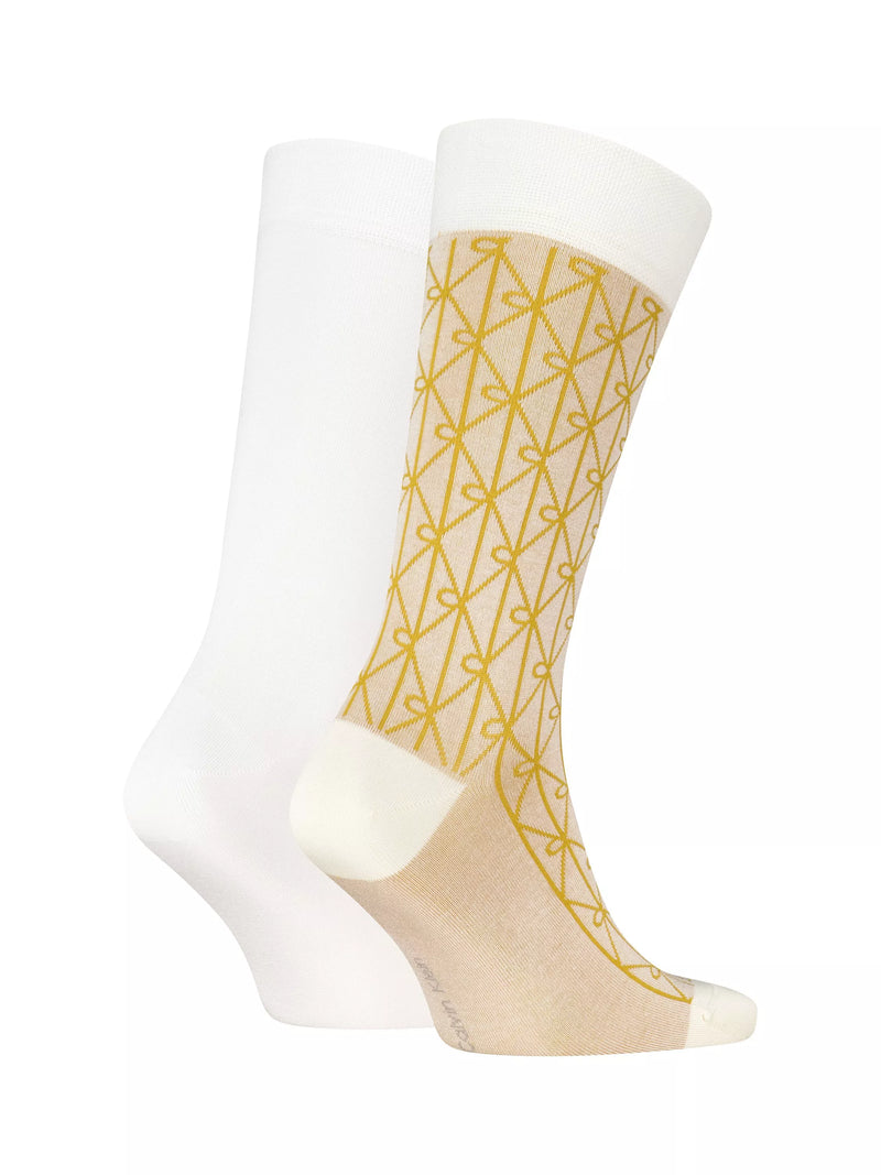 Calvin Klein socks soft yellow pack of 2 - British product
