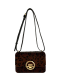Apatchy London brown leopard shoulder bag - British product
