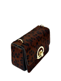 Apatchy London brown leopard shoulder bag - British product