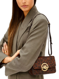 Apatchy London brown leopard shoulder bag - British product