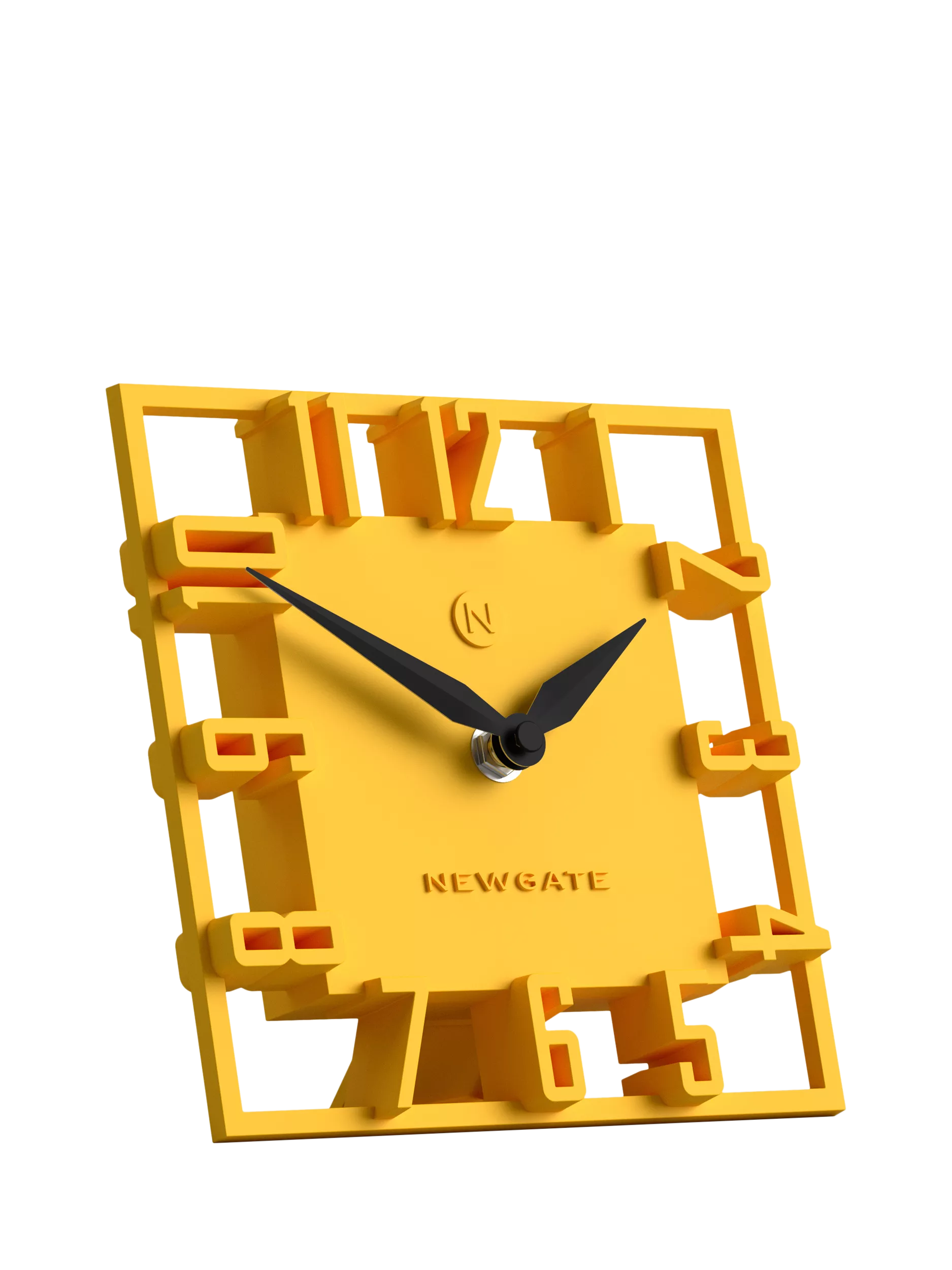 Newgate Clocks mantel clock yellow, UK version